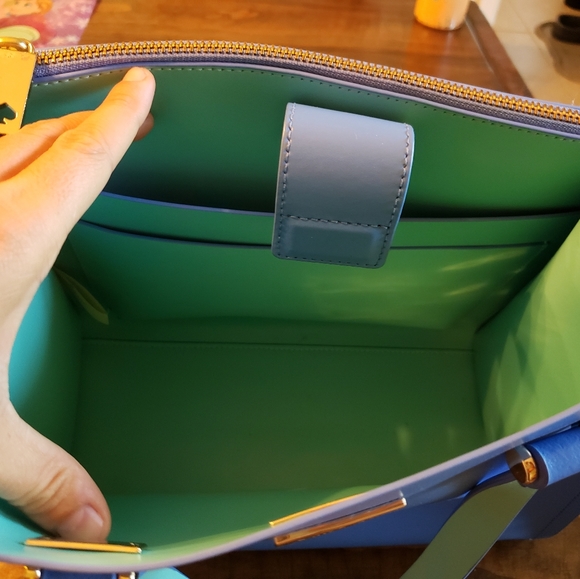 Kate spade blue satchel crossbody - Picture 10 of 10